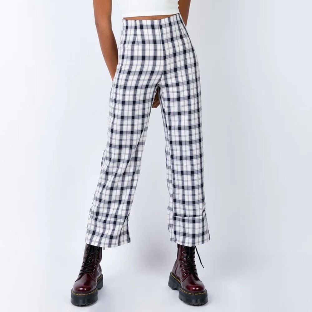 Princess Polly Euro Pants Black & White